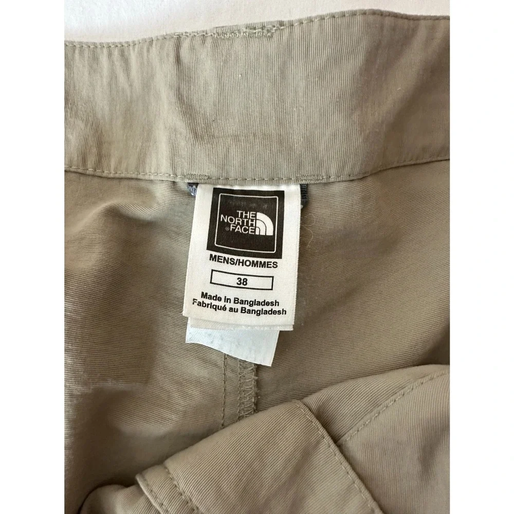 The North‎ Face Mens 38 X32 Nylon Convertible Pants Brown Outdoor Hiking
